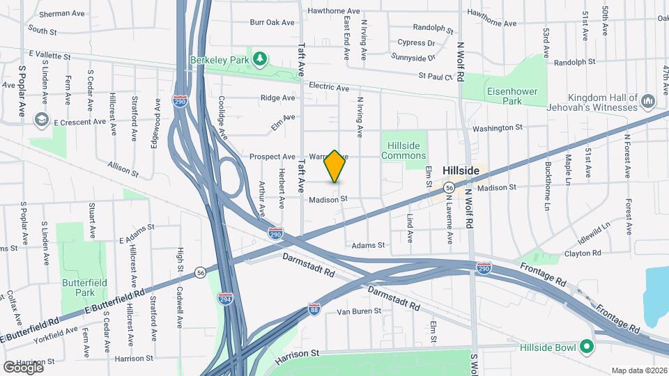 408 East End Ave Map and Location Details