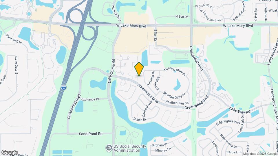 3521 Moss Pointe Pl Map and Location Details
