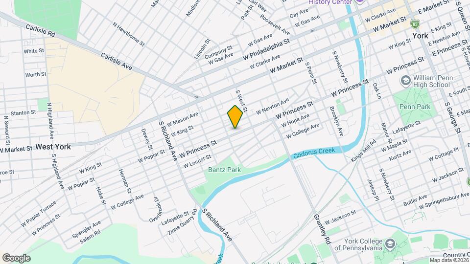 651 W Princess St Map and Location Details