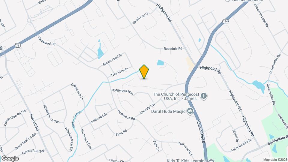 3125 Brownwood Dr Map and Location Details