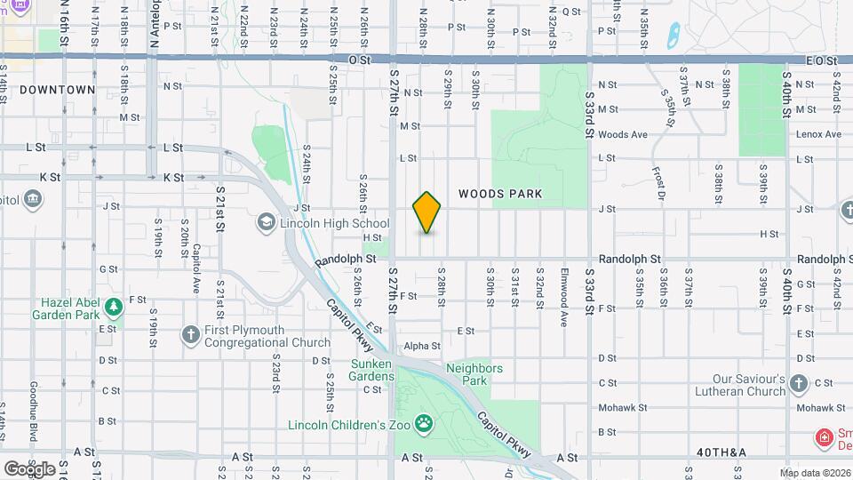 660 S 28th St Map and Location Details