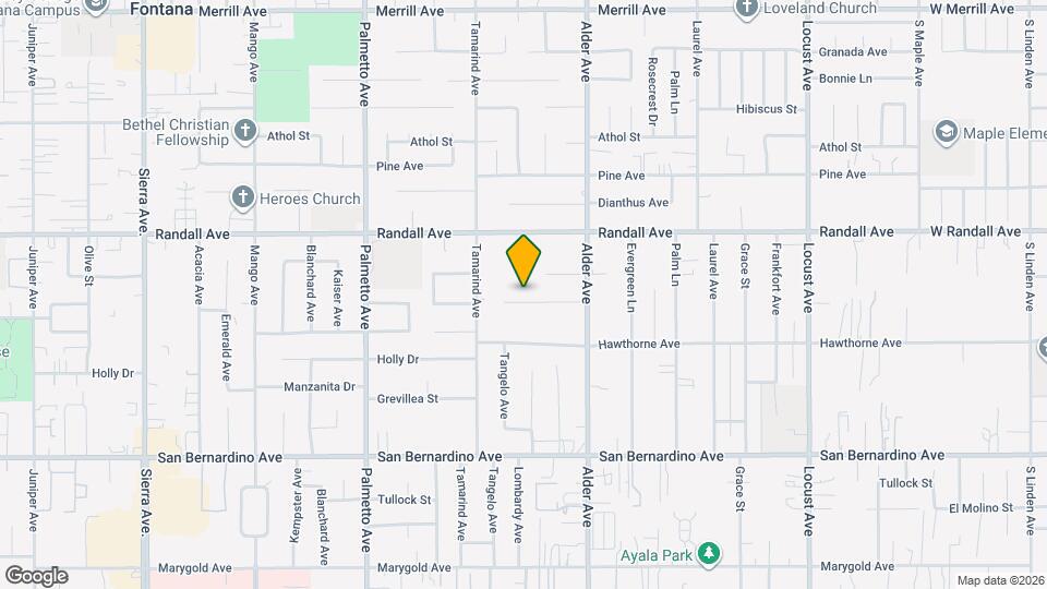 17586 Filbert St Map and Location Details