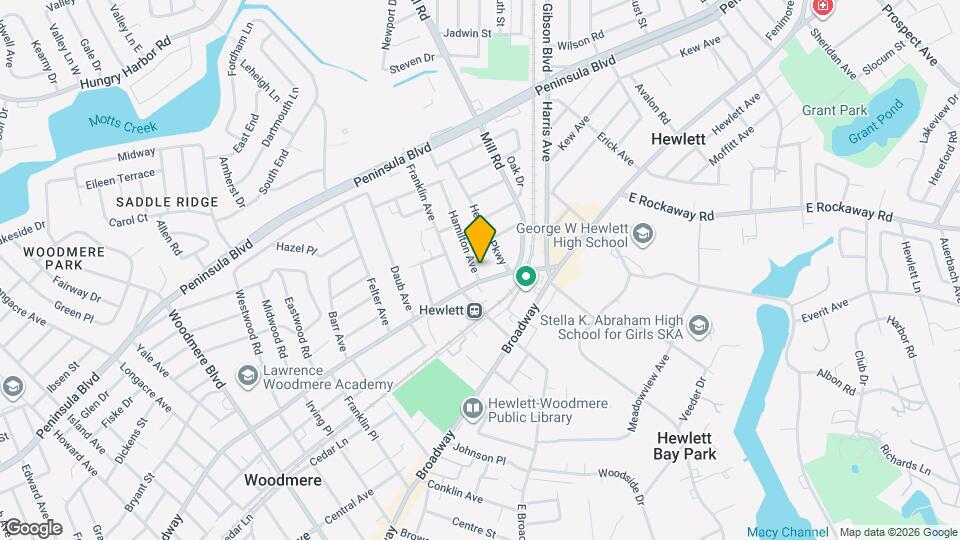 306 Hamilton Ave Map and Location Details