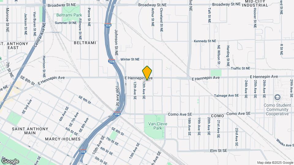 1104 13th Ave SE Mapa y Detalles de la Ubicación