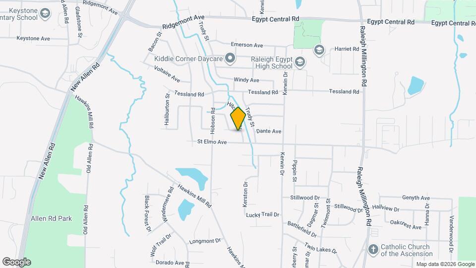 3809 Dante Ave Map and Location Details