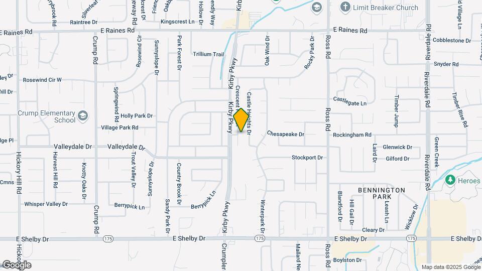 4430 Crescent Park Dr Map and Location Details