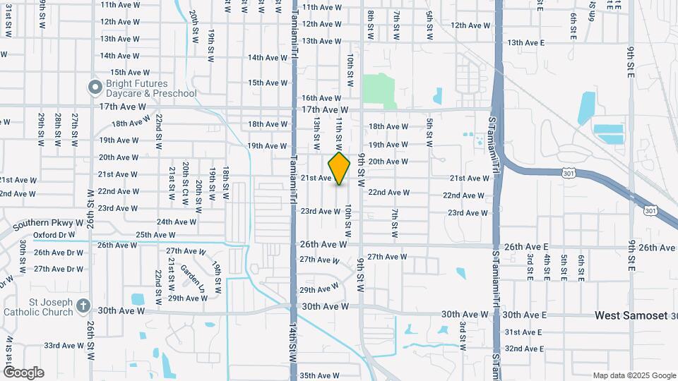 2117 11th St W Map and Location Details