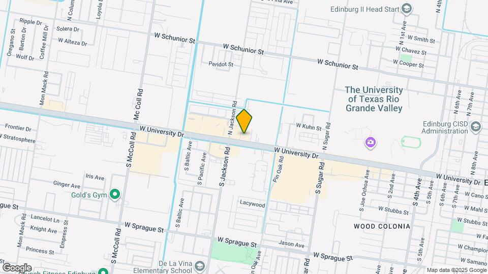 2111 W University Dr Mapa y Detalles de la Ubicación