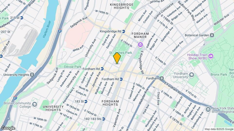 65 E 190th St Mapa y Detalles de la Ubicación