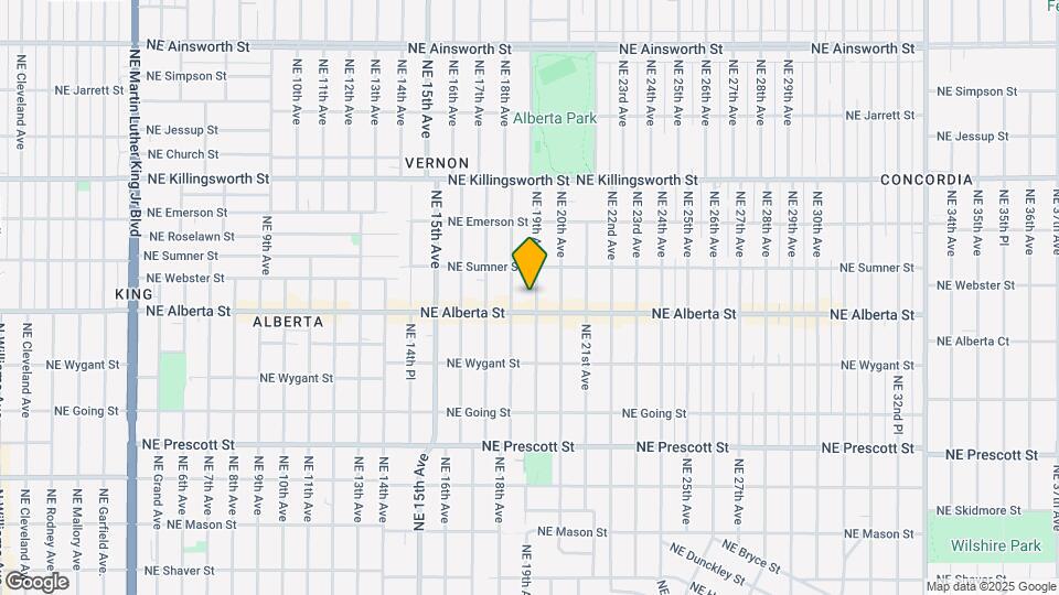 5027 NE 19th Ave Map and Location Details