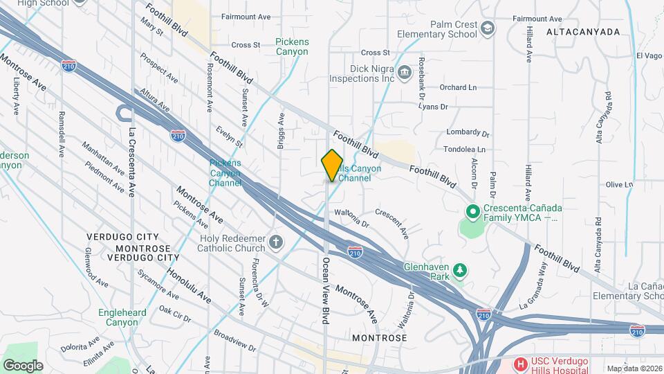 4360 Ocean View Blvd Map and Location Details