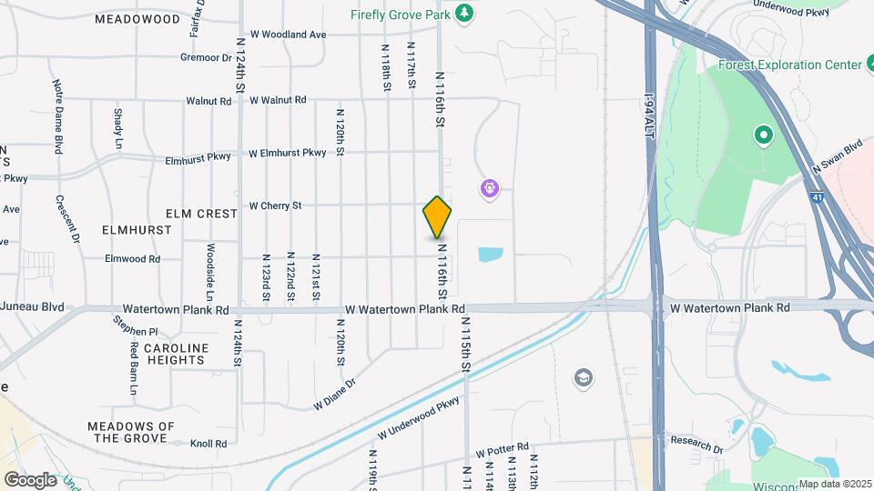 1319 N 116th St Map and Location Details