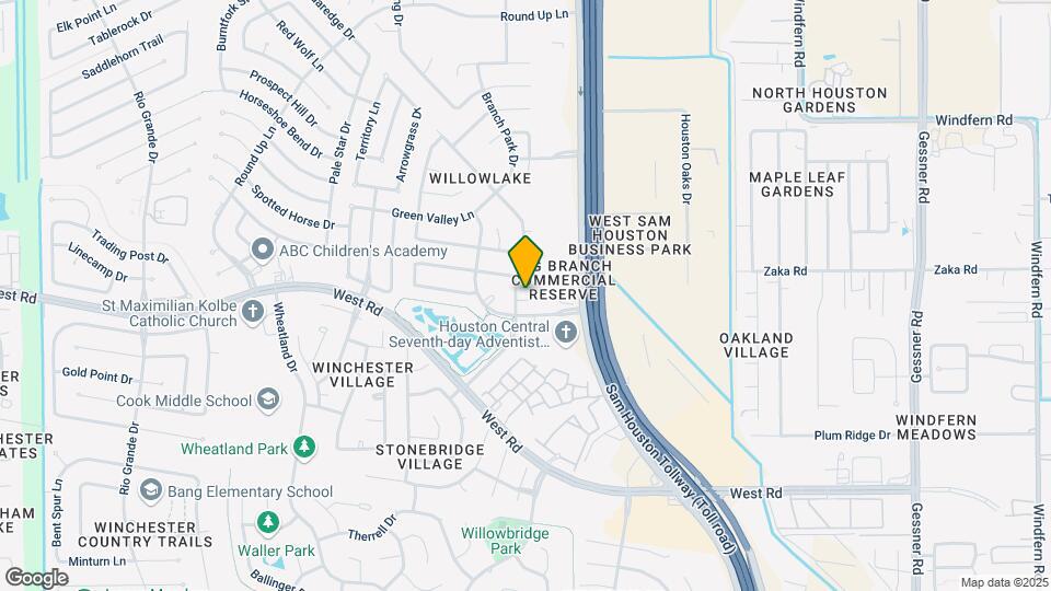 9518 Willow Lodge Ct Map and Location Details