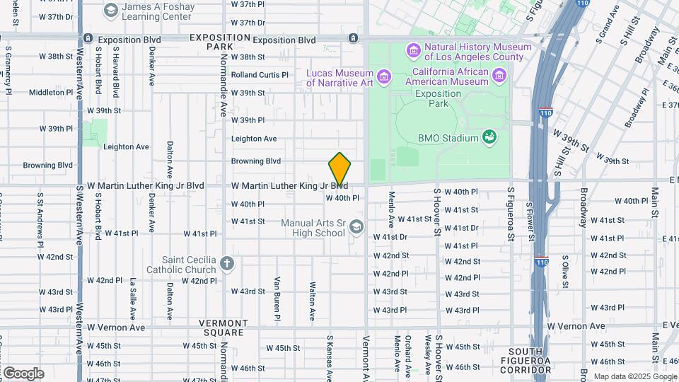 1046 W Martin Luther King Jr Blvd. Mapa y Detalles de la Ubicación