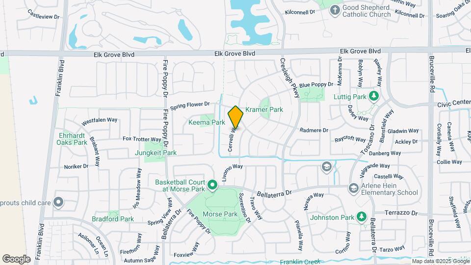 9749 Cervelli Way Map and Location Details