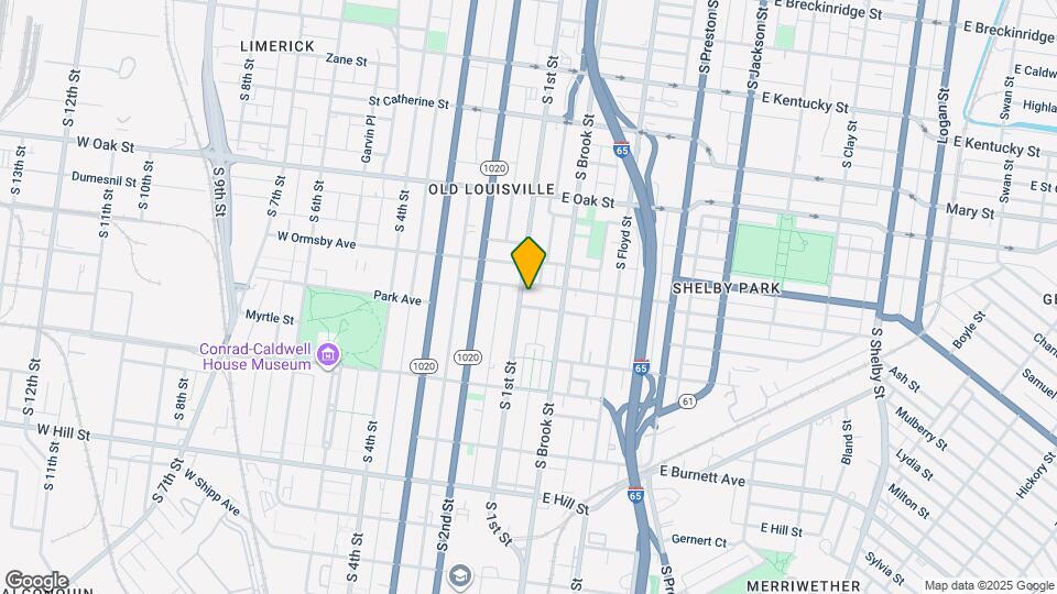 1309 S 1st St Map and Location Details