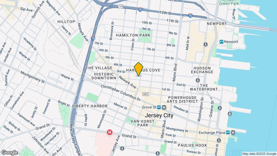 565 Jersey Ave Map and Location Details