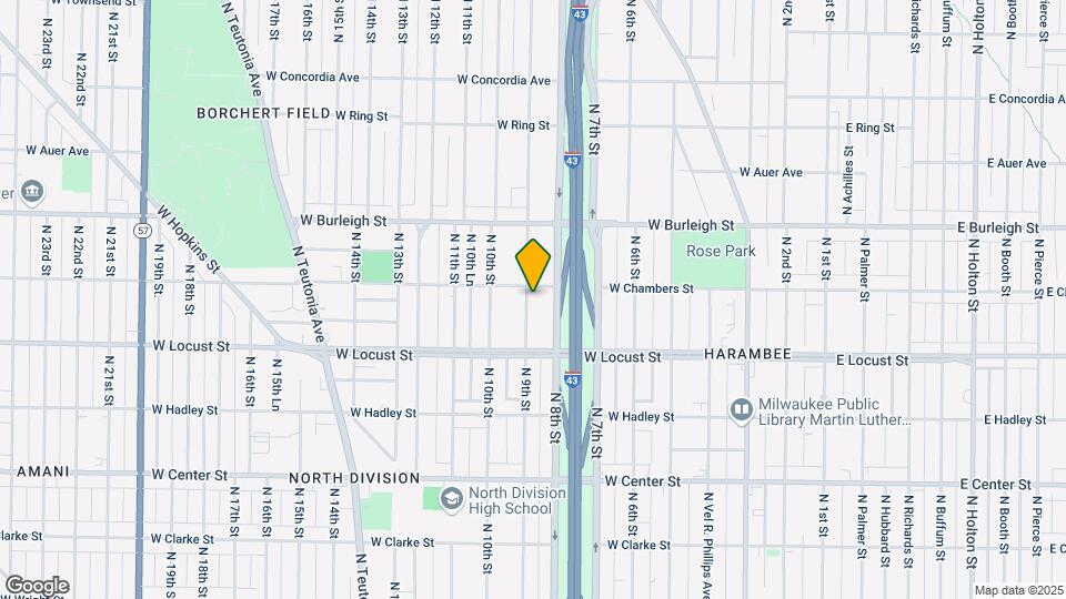 2966 N 9th St Map and Location Details
