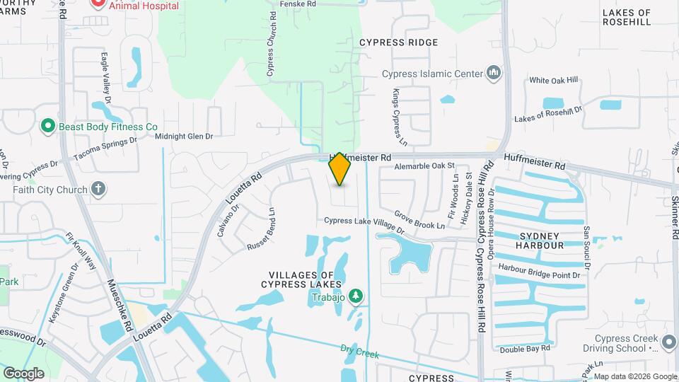 15319 Streetcar Ct Map and Location Details