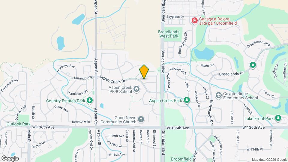 5409 Sage Brush Dr Map and Location Details