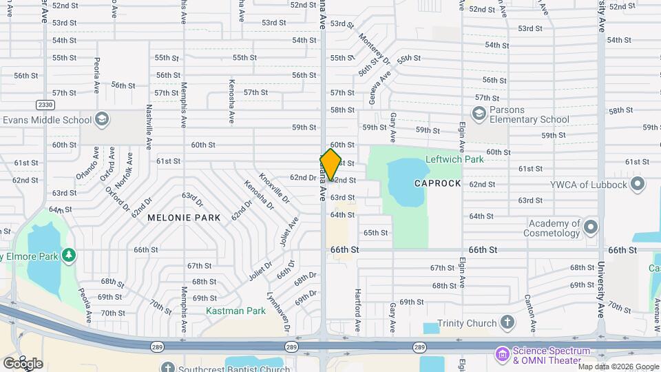 6207 Indiana Ave Map and Location Details