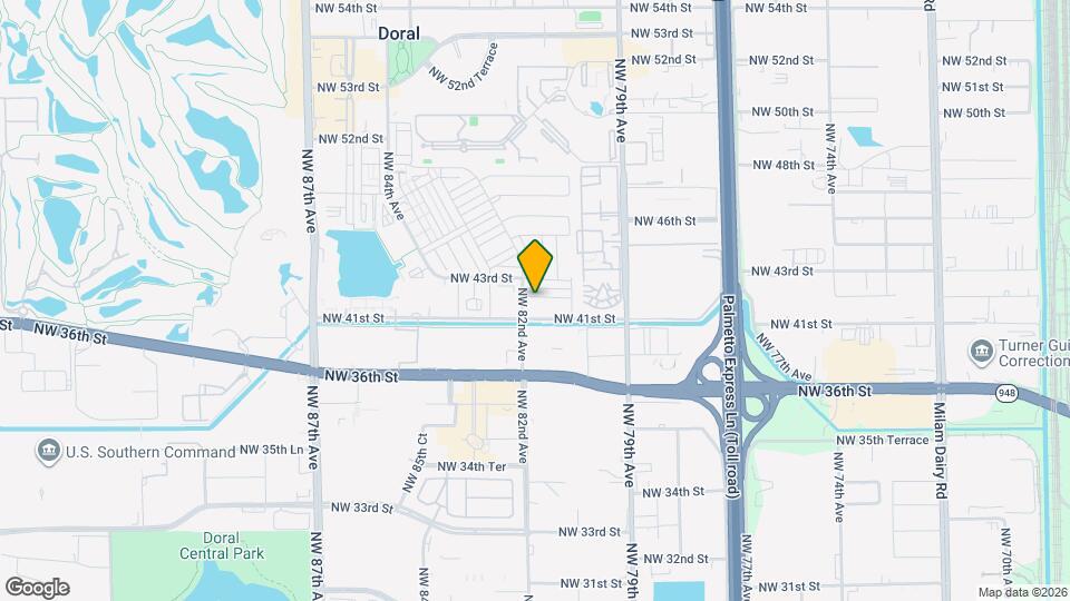 8160 NW 42nd St Map and Location Details