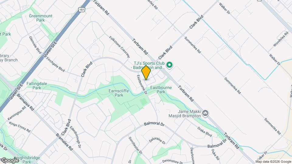 147 Enderby Crescent Map and Location Details