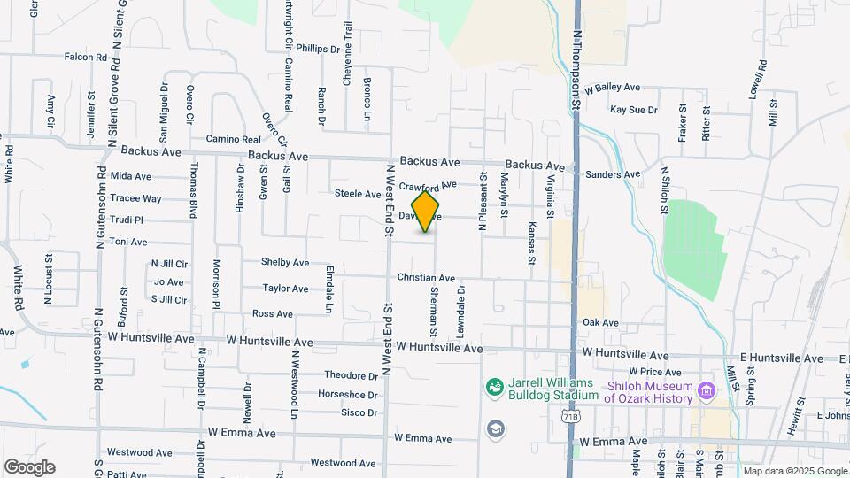 1402 Lawrence Ave Map and Location Details