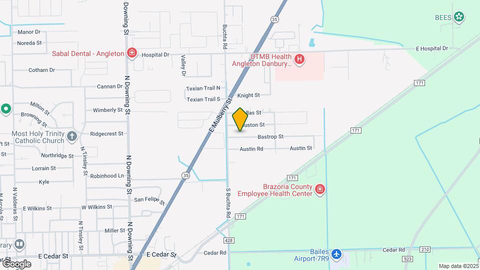 117 Bastrop St Map and Location Details