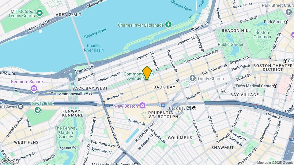 229 Newbury St, Unit 2 Map and Location Details