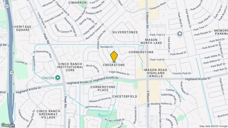 1418 Silver Morning Dr Map and Location Details