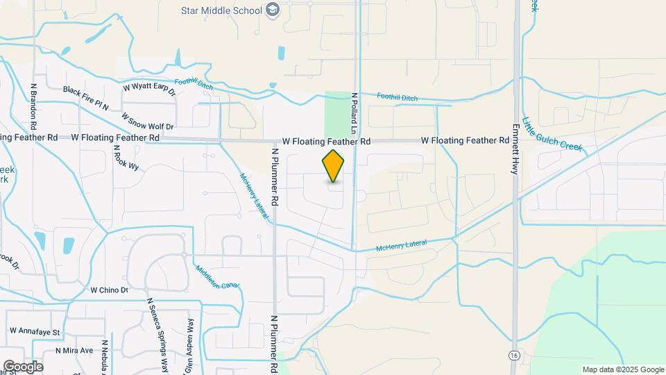 1402 N Garnet Creek Ave Map and Location Details