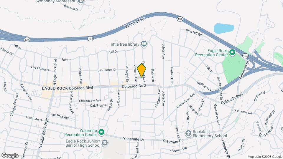 5123 Townsend Ave Map and Location Details