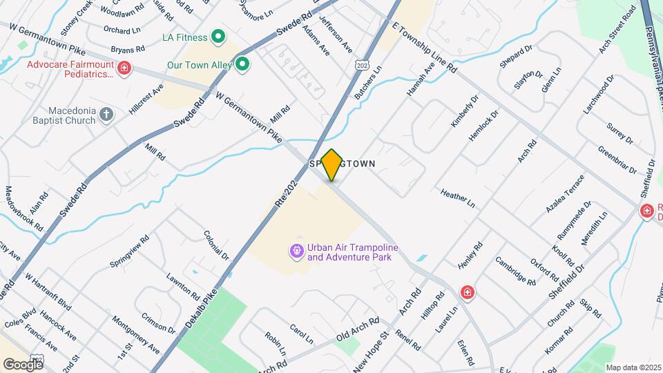 14 E Germantown Pike Mapa y Detalles de la Ubicación