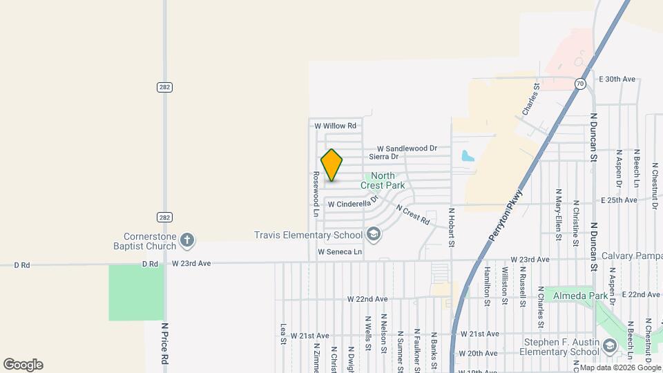 1124 W Juniper Dr Mapa y Detalles de la Ubicación