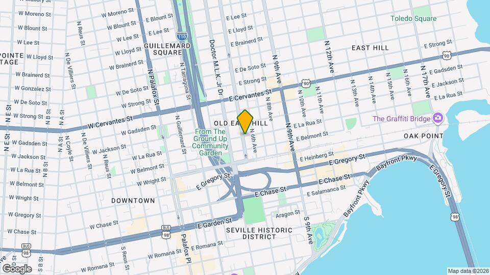 422 N Davis Hwy Map and Location Details