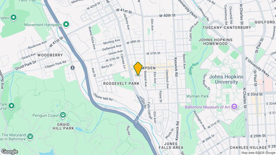 3506 Hickory Ave Mapa y Detalles de la Ubicación