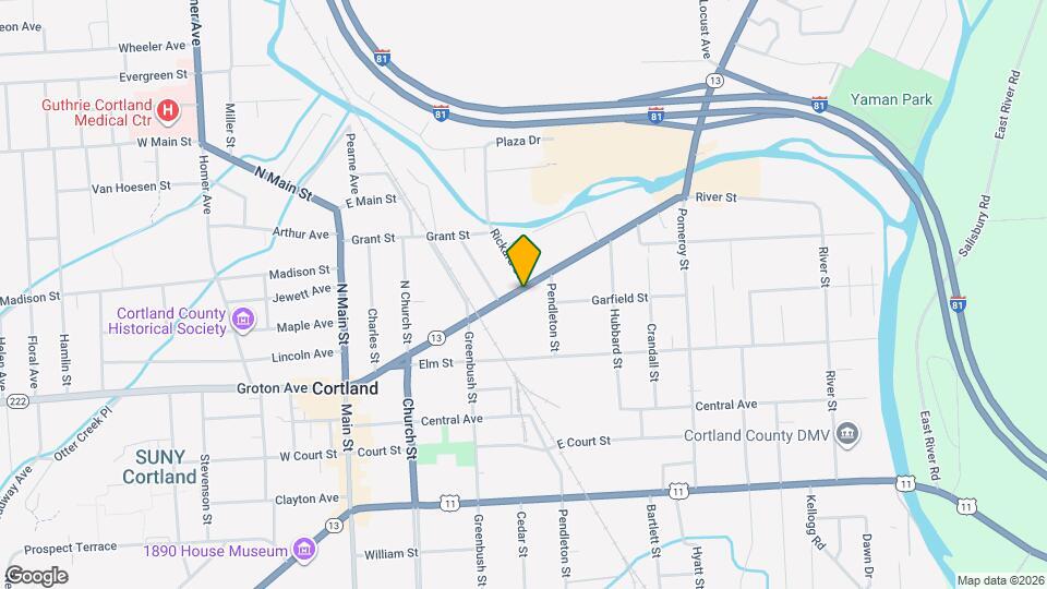 87 Clinton Ave Map and Location Details