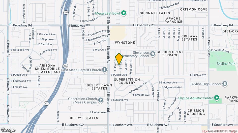 672 S 93rd St Map and Location Details