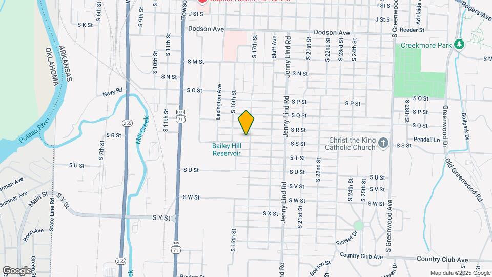 1625 S S St Map and Location Details
