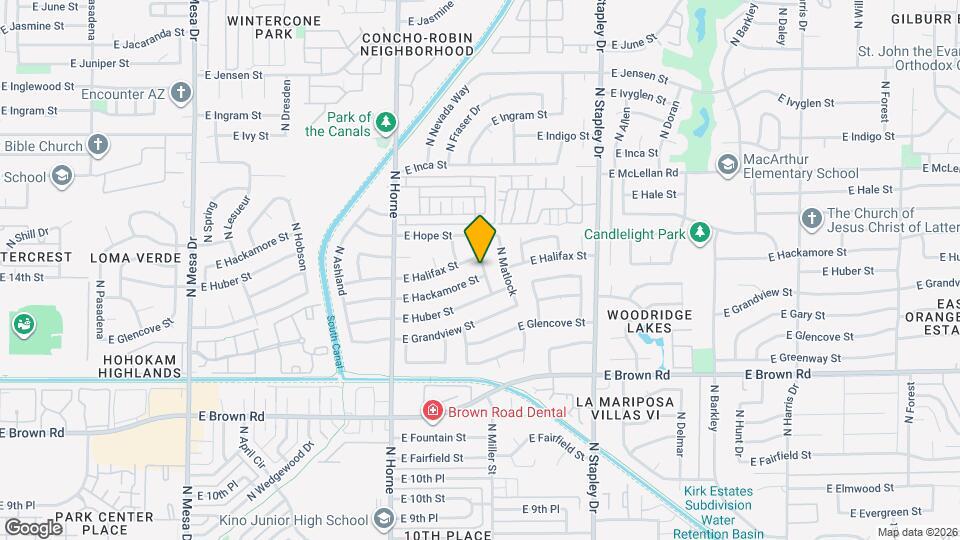 962 E Hackamore St Map and Location Details