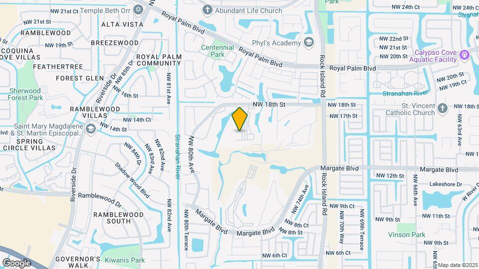 7688 NW 18th St Map and Location Details