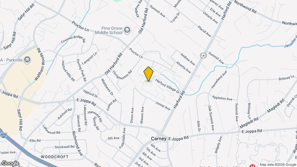 2836 Aspen Hill Rd Mapa y Detalles de la Ubicación