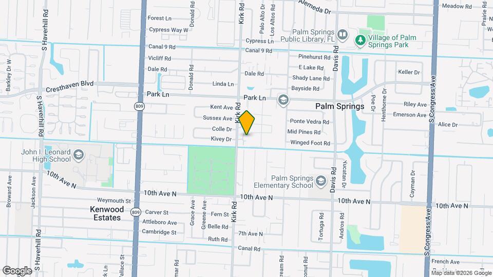 2956 Kirk Rd Map and Location Details