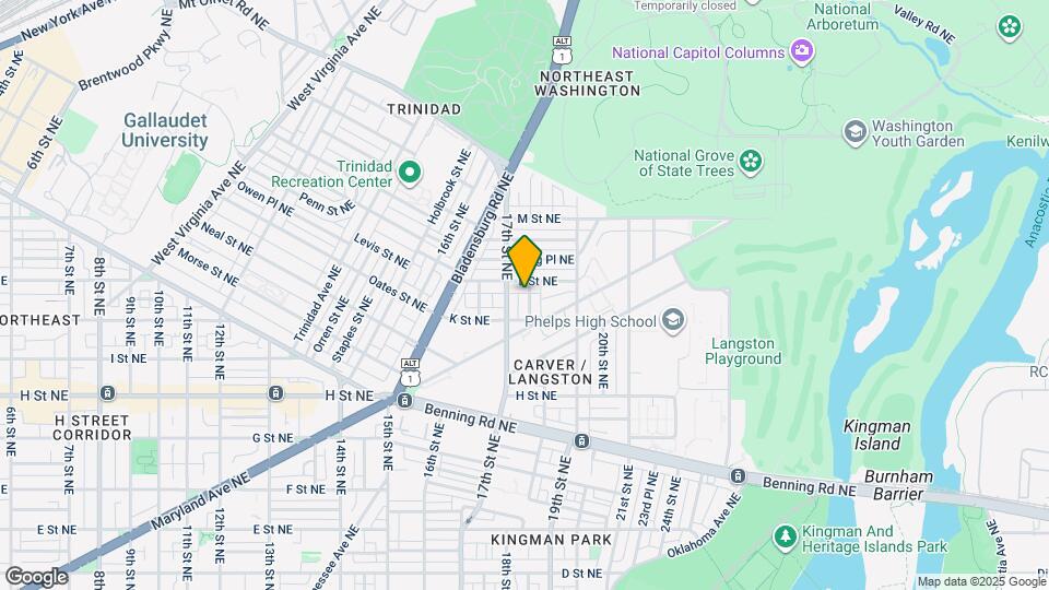 1026 18th St NE Map and Location Details