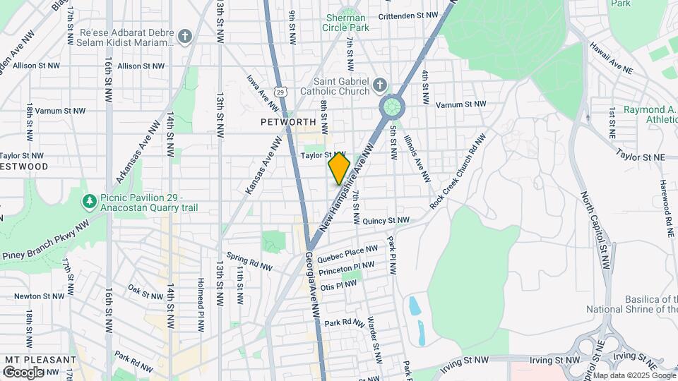 3914 New Hampshire Ave NW, Unit In-Law Suite Map and Location Details