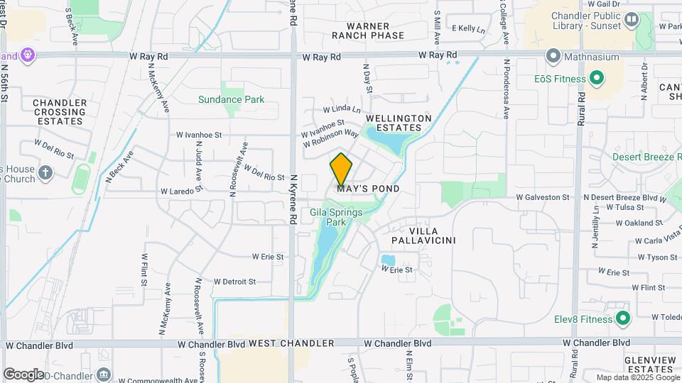 5756 W Del Rio St Map and Location Details