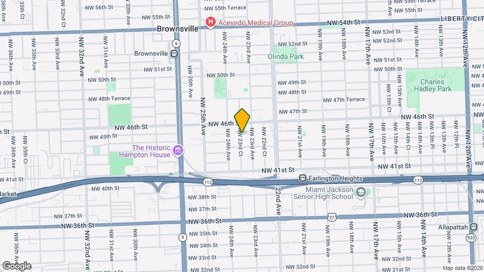 4425 NW 23rd Ct Map and Location Details