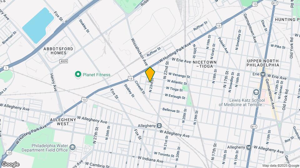 2230 W Tioga St Map and Location Details