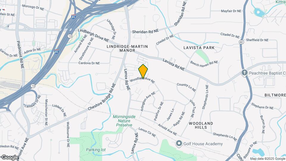 1171 Woodland Ave NE Map and Location Details